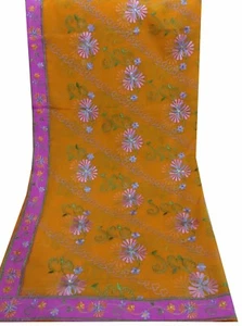 Om Vintage Dupatta Georgette orange Stola Hijab Schleier Stola Schals-W1883 - Bild 1 von 11