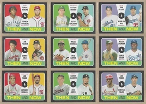 2020 Topps Heritage THEN AND NOW Complete Insert Set (15) Seaver Alonso - Picture 1 of 2