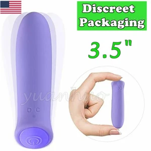 Mini-Potente-Forma di Bullet-Vibrante-Collo-Corpo-Massaggio-Personale-Ricaricabile-US - Foto 1 di 7