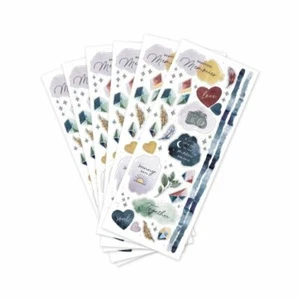 CREATIVE MEMORIES - BEAUTIFUL MEMORIES Designer Stickers 6 sheets - 2022  NEW  - Picture 1 of 3