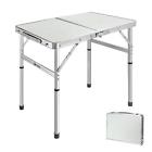 Przenośny stół składany 61cm / 91cm Stop aluminium Stół kempingowy Piknik zewnętrzny
