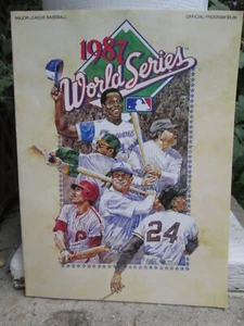 Official MLB 1987 World Series Program St. Louis Cardinals Version Tigers - Picture 1 of 6