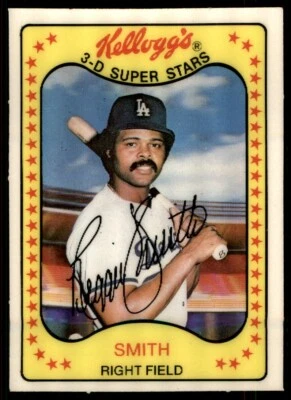 1981 KELLOGG'S #36 REGGIE SMITH LOS ANGELES DODGERS - Image 1 of 2