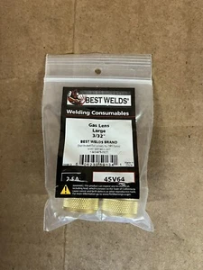 Paquete de 2 lentes de gas Best Solds grandes 3/32" cuerpo de cuello hardware de repuesto B274 - Imagen 1 de 2