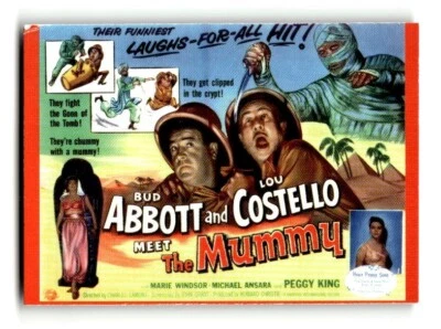 1996 Abbott & Costello Collectible Trading Card #67 Meet the Mummy - Image 1 of 4