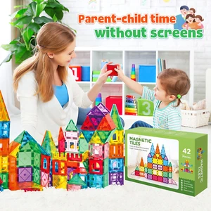 Educational Magnetic Building Blocks for Kids - STEM Learning Toys - Picture 1 of 8