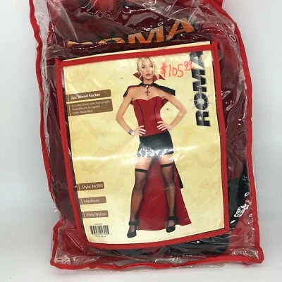 New Roma Blood Sucker Vampire Sexy Costume - Size M - Image 1 of 4
