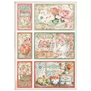 Stamperia A4 RICE PAPER - CASA GRANADA - CARDS, Decoupage - Bild 1 von 1