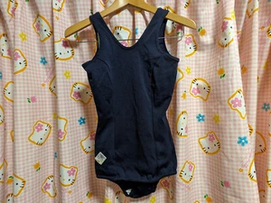 35 ^_^Japanese SchoolGirl Swimsuit. Classic. Navy. Excellent～! Size 140.Length64 - Picture 1 of 9