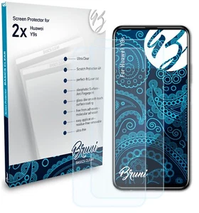 Bruni 2x Lámina Protectora para Huawei Y9s Película Protectora - Imagen 1 de 4