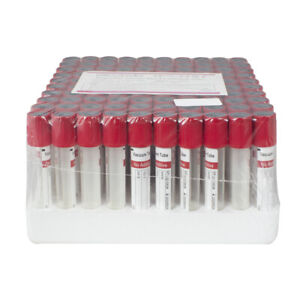 Carejoy New Disposable Vacuum Blood Collection Tubes No Additive,5mL,100pcs/Box