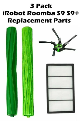 iRobot Roomba S9 S9+ Plus Vacuum Roller, Side Brushes Filters Replacement Parts - Image 1 of 4