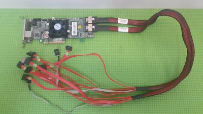 Areca ARC1222-SAS Ver: 1.0 Raid Controller Card With wiring W/ Small Bracket - Image 1 of 4