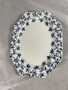 Royal Staffordshire J. & G. Meakin Trellis Blue Dinner Serving Plater Plate - Picture 1 of 12