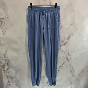 Athleta Girl Leggings Youth Large 12 Light Blue High Jump Jogger Unlined - Picture 1 of 12