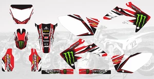 AM0402 MX DIRT BIKE GRAPHICS DECALS STICKERS FOR HONDA CRF 250 R 2004 2005 - Picture 1 of 1