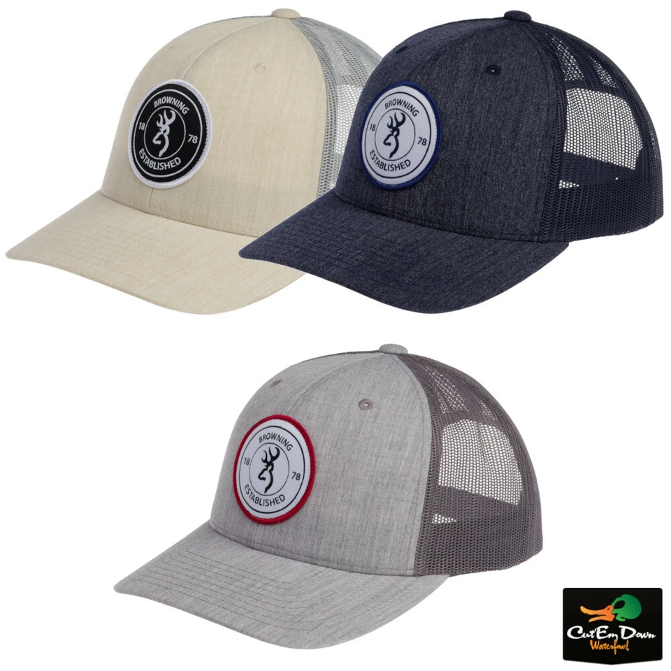 NEW BROWNING SCOUT MESH BACK CAP BUCKMARK LOGO HAT - Image 1 of 1