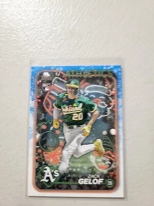 2024 Topps Holiday ZACK GELOF #H72 RC SP Lights Necklace Image Variation NM - Picture 1 of 2