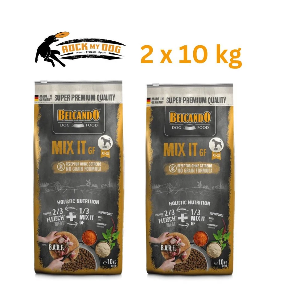 Belcando Mix it GF 2 x 10 kg I BARF I Aktion I Sparpaket I getreidefrei - Bild 1 von 1