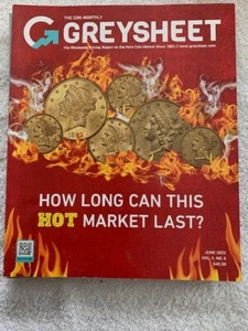 Greysheet Coin Pricing Magazines LOT B Apr Jun Jul Aug 2022 FREE SHIPPING IN USA - Picture 1 of 4
