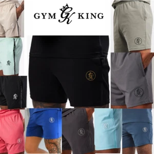 Gym King Mens Riviera Prologo Shorts Lightweight Summer Casual Jersey Bottoms - Picture 1 of 74