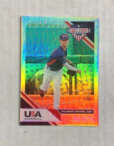 MAX MEYER 2020 Stars & Stripes 10/10 Longevity PLATINUM HOLO STARS RC Marlins! - Picture 1 of 2