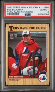 2023 Topps Now X Belichick Turn Back The Clock #BB1 Bill Belichick PSA 10 - Picture 1 of 2