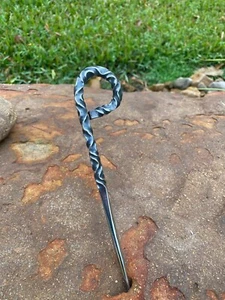 Handmade Heavy Duty Stainless Steel Ringed Marlin Spike - Picture 1 of 4