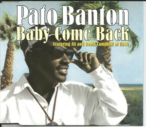 PATO BANTON w/ UB40 Baby Come back w/ DUB & LIVE & RARE TRK CD Single SEALED - Picture 1 of 1