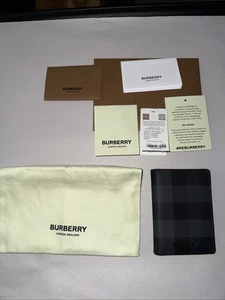 BURBERRY LONDON Kartenetui -- schwarz kariert Herren - Bild 1 von 6