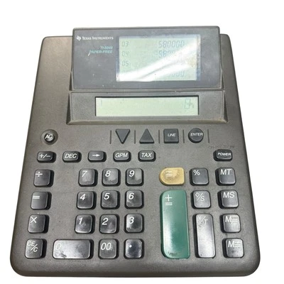 Texas Instruments TI-5048 Paper Free Desktop Adding Machine Calculator -TESTED - Image 1 of 2