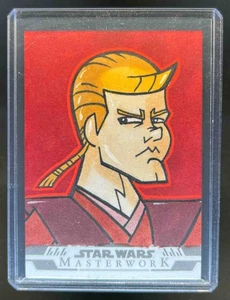 2024 Topps Star Wars Masterwork Anakin Skywalker Clone Wars Sketch Art #1/1 - Picture 1 of 2