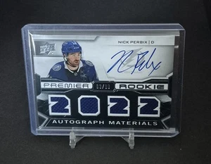2022-23 UD  Premier '22 Premier Rookie Jersey Auto # PRA-NP Nick Perbix /99 - Picture 1 of 3