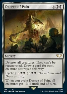 Decree of Pain - Universes Beyond: Warhammer 40,000 #198 MTG Magic The Gathering - Picture 1 of 1