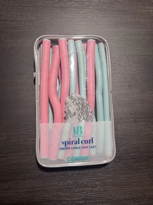 Conair Spiral Curl Flexible Rollers 2 Sizes, 18 Total - Image 1 of 2