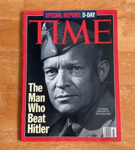 Time Magazine June 6, 1994 General Dwight D. Eisenhower No Label Newsstand - Imagen 1 de 2