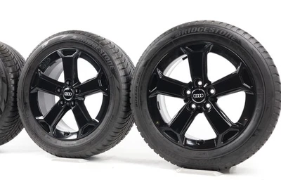 Audi Q2 GA Winterkompletträder 81A073567A Schwarz 17 Zoll 215/55 Winter Räder - Bild 1 von 3