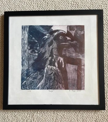 original framed painting prints using acrylic, digital  and other mixed medias Foto 1 de 2