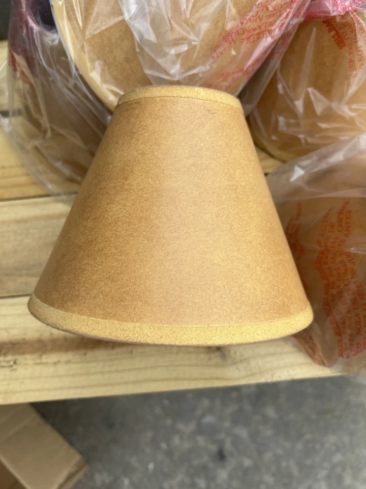 Lamp Shades Natural Burlap Chandelier Set of 6 Warmstore Drum Shaped Hardback on