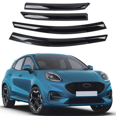 Car Wind Deflectors Rain Guard Sun Shade for Ford Puma 2019 2020 2021 2022 2023 - Image 1 of 4