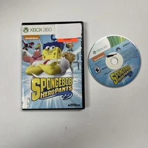 Spongebob Heropants Xbox 360 Tested Game Squarepants Complete Nickelodeon CIB - Picture 1 of 2