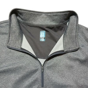 Suéter Pullover PGA Tour Golf Cuarto Cremallera Para Hombres 3XLT Gris Ropa Activa ALTO Claro - Imagen 1 de 4