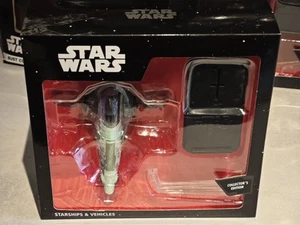 DISNEY FIGURINE BOBA FETT'S STARFIGHTER STARSHIPS VEHICLES COLLECTOR'S EDITION - Foto 1 di 3
