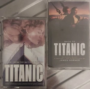Titanic & Back to Titanic (Uk Issue) Original Soundtrack Cassette Albums - Picture 1 of 4
