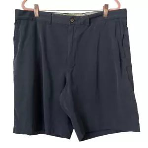 Tommy Bahama Shorts Mens Size 36 Blue Silk Cotton Chino Flat Front Casual - Picture 1 of 8