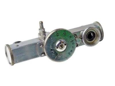 German rangefinder chrome with pillar/NO AccShoe, Metres Scale. Leica HFOOK copy - Image 1 of 4