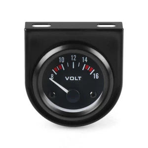 Car Universal Voltmeter 8~16V Volts Gauge White Light Voltage Racing Meter - Picture 1 of 6