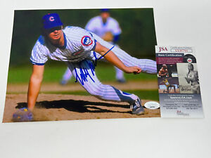 Mitch Williams Hand Signed Autographed Chicago Cubs 8x10 Photo with JSA COA