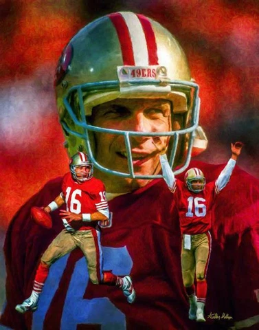 Poster - Joe Montana San Francisco 49ers NFL Football Cover