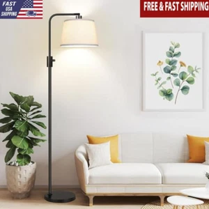 Dimmable Arc Floor Lamp 1000 Lumens LED Bulb Included Flexible Adjustable Design - Picture 1 of 7